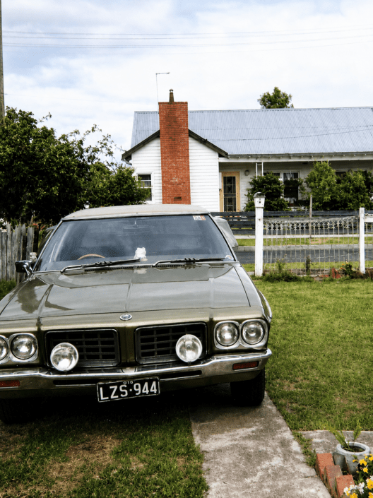 HQ Statesman parked at Canberra Av Dandenong