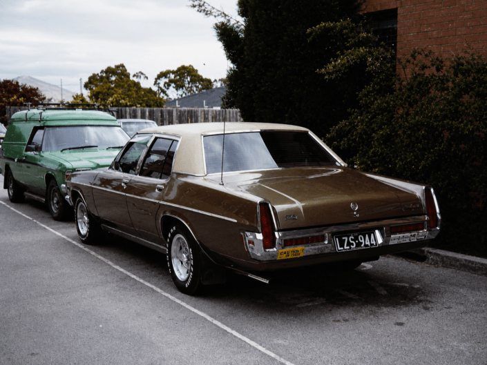 HQ Statesman parked at Herbert St Dandenong
