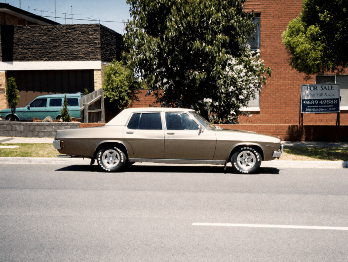 HQ Statesman parked at David St Dandenong