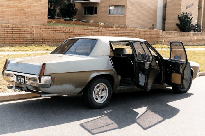 HQ Statesman prepped for paint