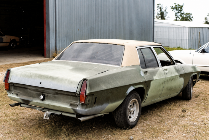 HQ Statesman prepped for paint