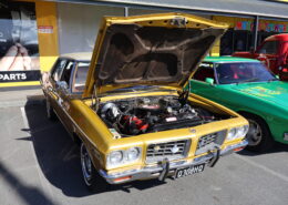 HQ Statesman DeVille front/side view at Repco Cars & Coffee