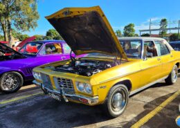 HQ Statesman front/side view at Bay Chipper Car Meet