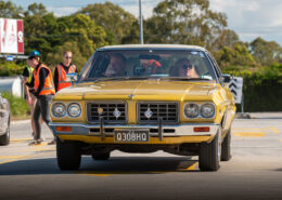 HQ Statesman DeVille arriving at Old Skool Cars Morayfield