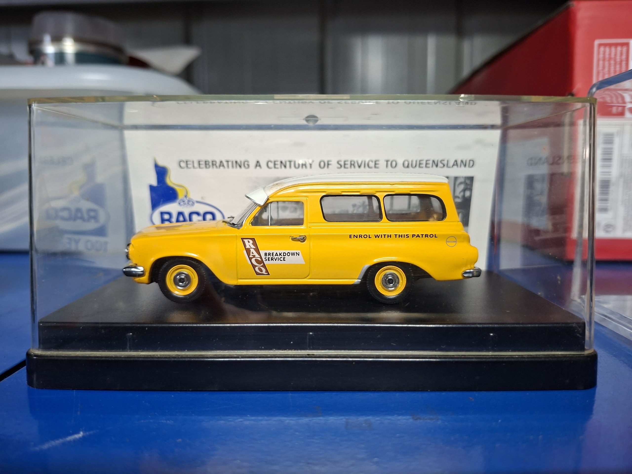 RACQ EH Holden Panel Van Diecast Model