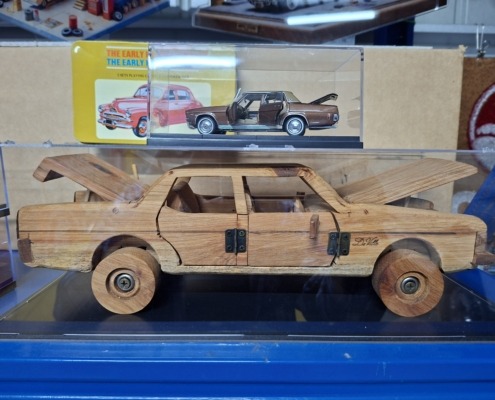 Wooden HQ Statesman Model and Diecast HQ Statesman Model