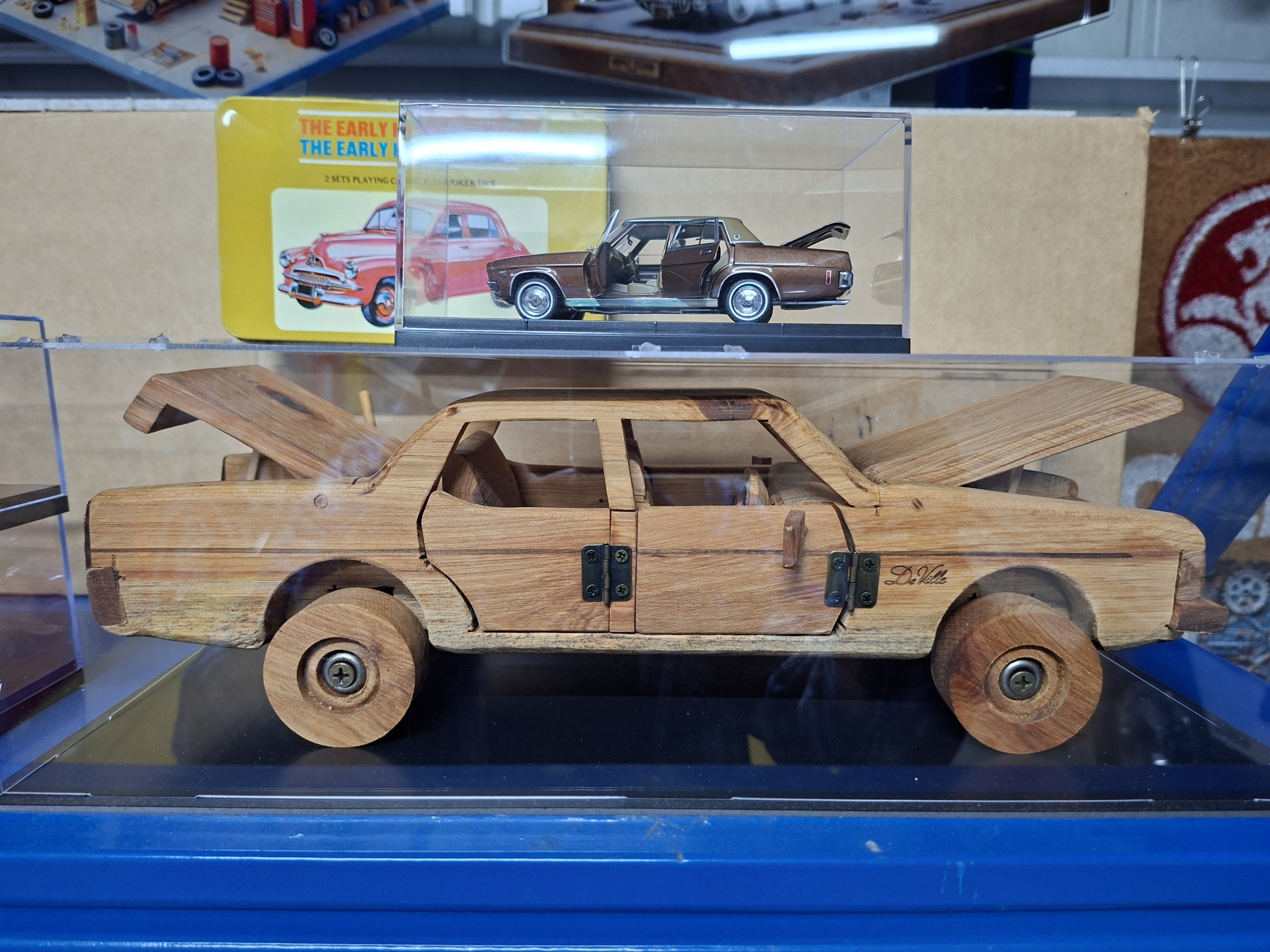 Wooden HQ Statesman Model and Diecast HQ Statesman Model